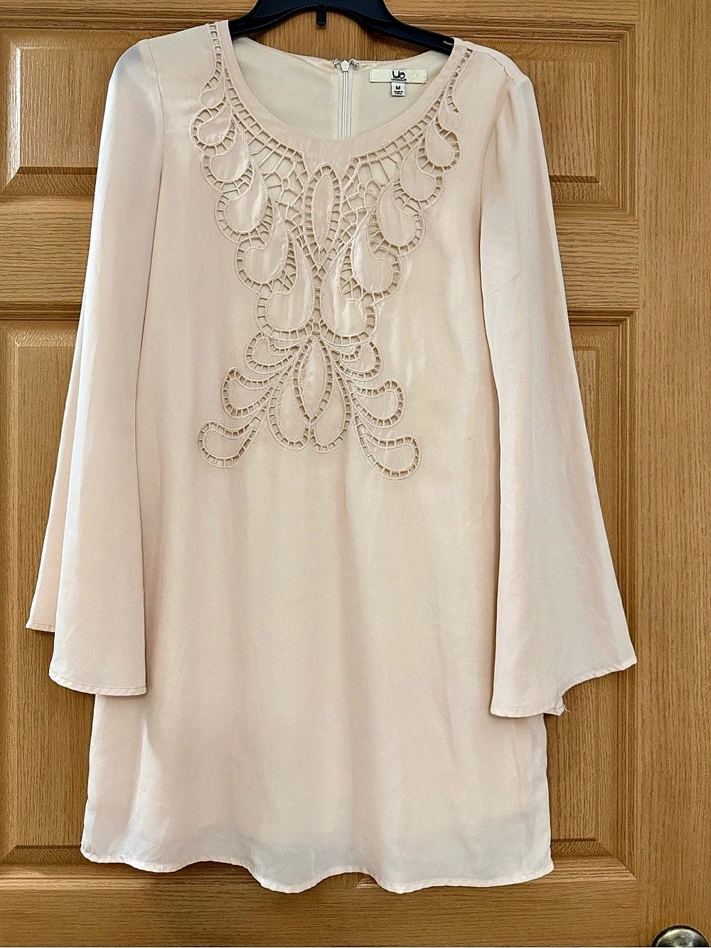 YA Los Angeles Embroidered Tunic in Pink Size Medium
